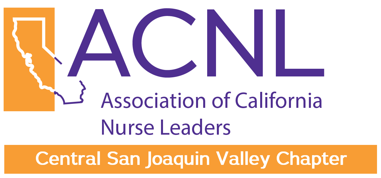 The logo for the acnl association of california nurse leaders