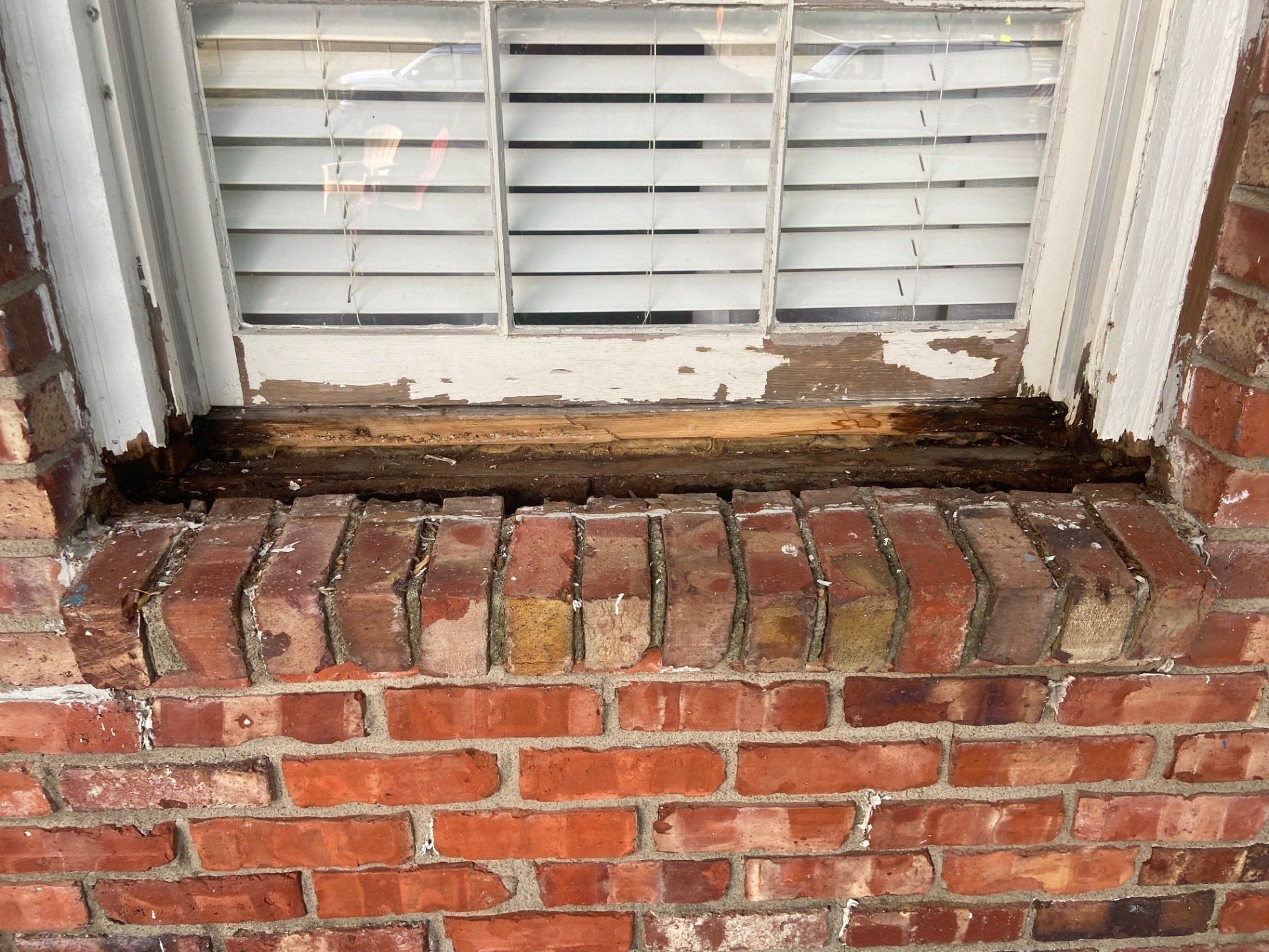 Before Wood Rot Fixed