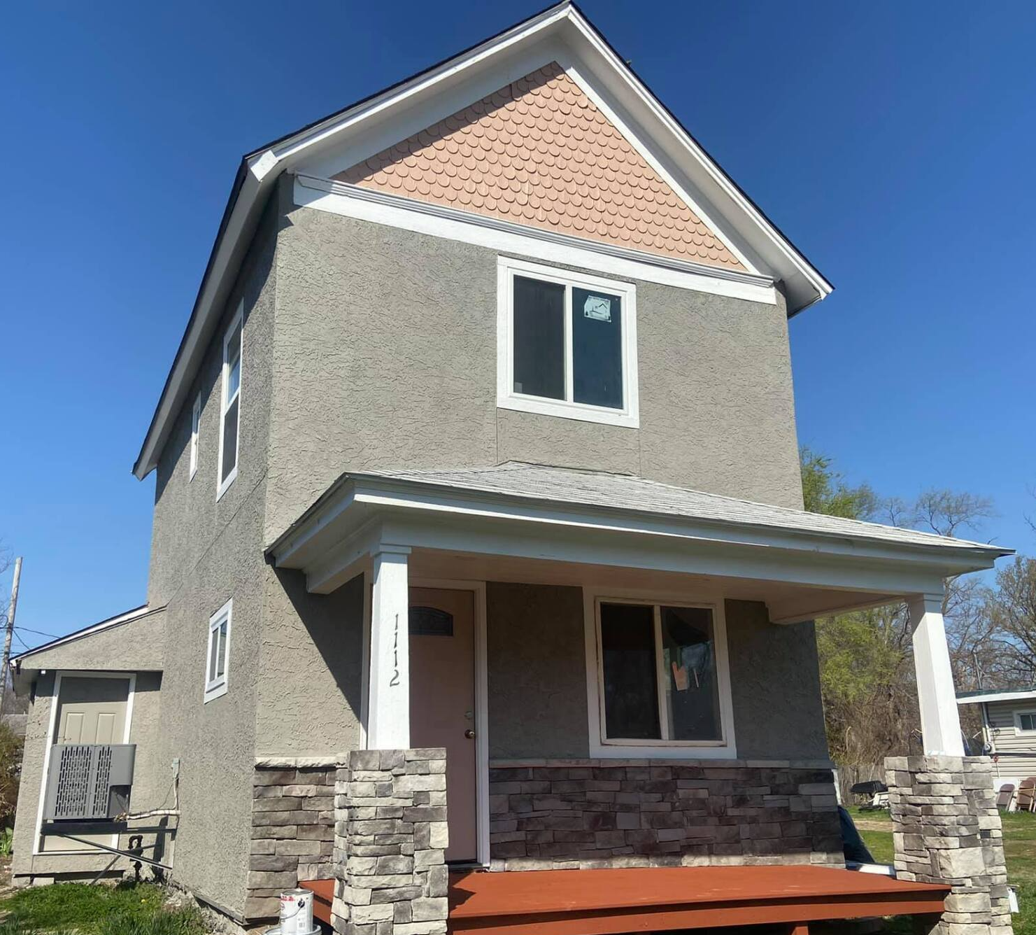 after exterior paint job