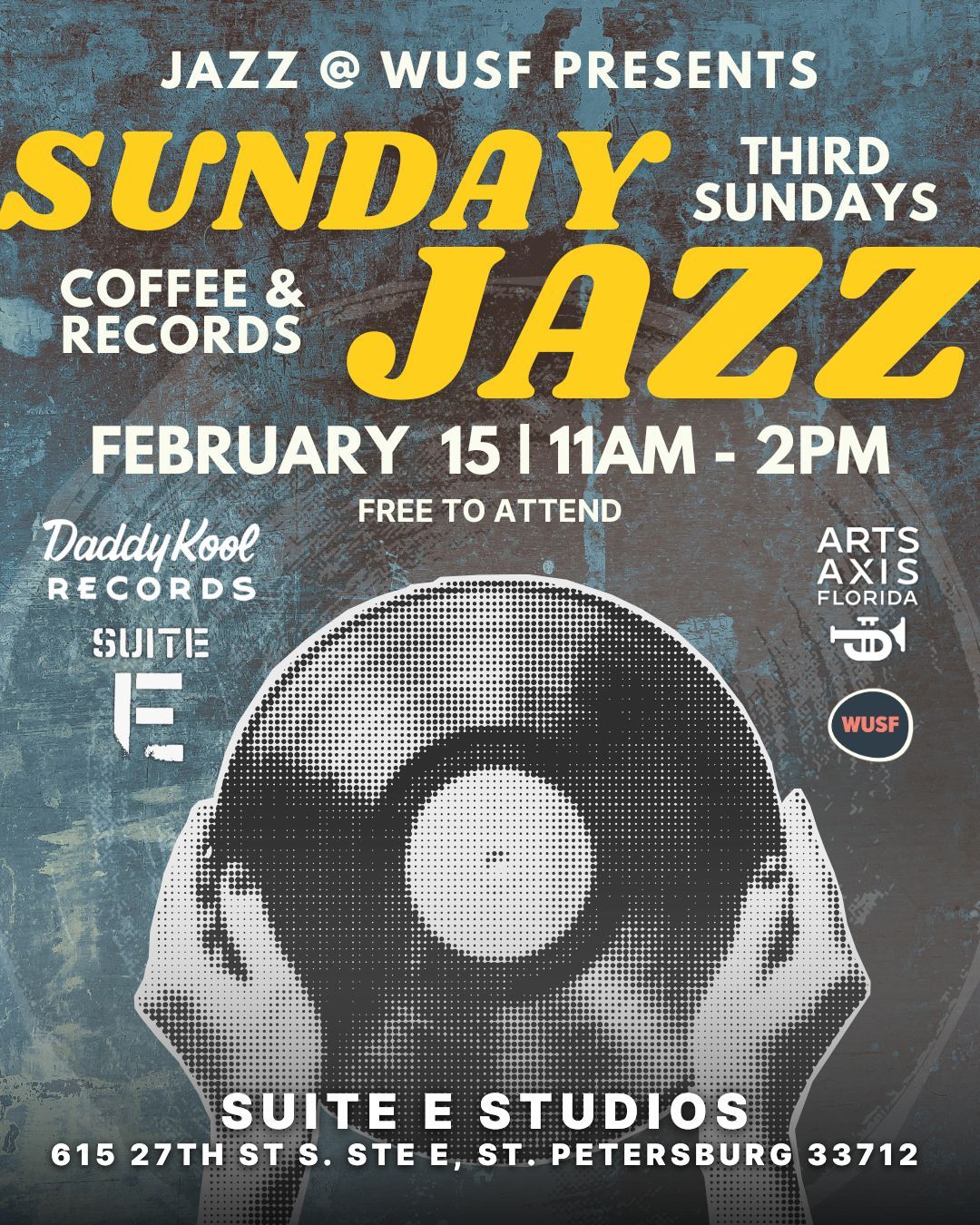 Jazz event flyer: