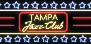 A neon sign for the tampa jazz club
