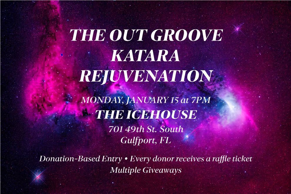 A poster for the out groove katara rejuvenation