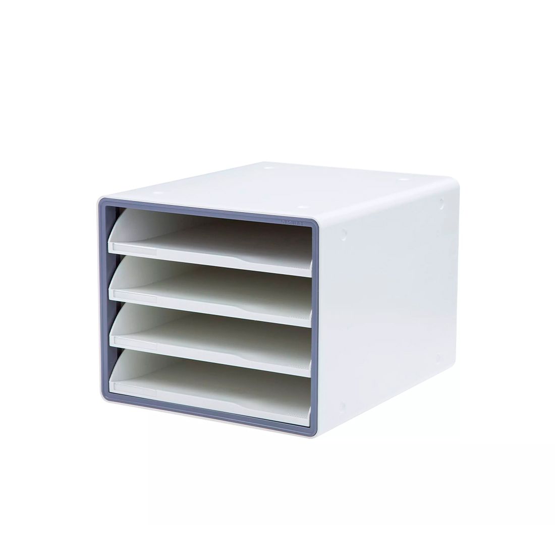 Organizador con cajones para guardar hojas, libros y cuadernos