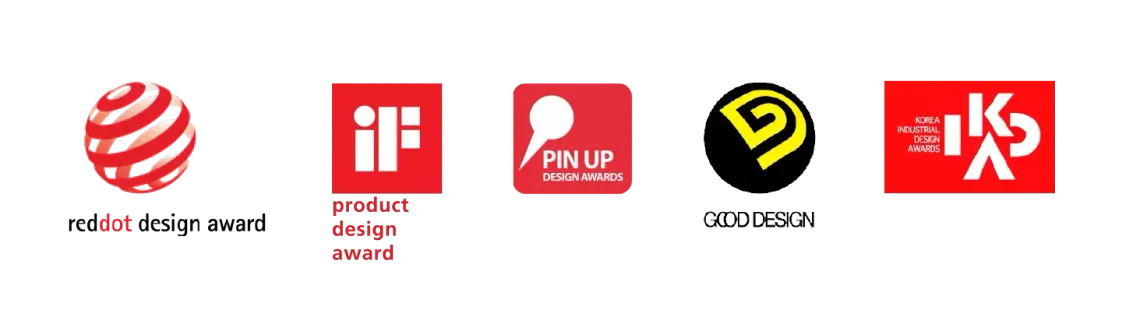 Logotipo de premios de diseño otorgados a la marca Litem
