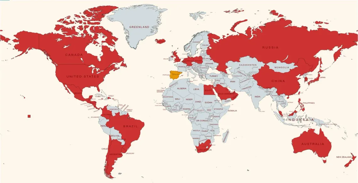 Países del mundo donde se vende Litem y Sysmax
