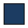 Un cuadrado azul con un borde negro sobre fondo blanco.