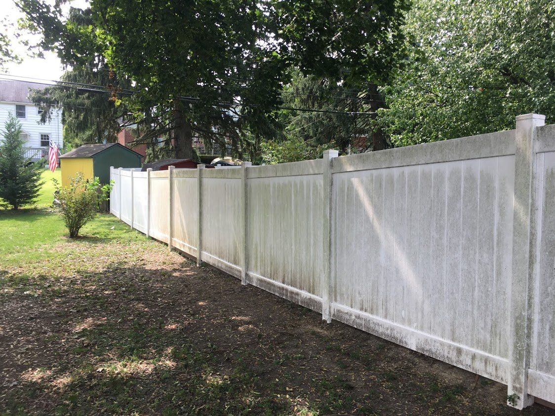 Pressure Washing Fence