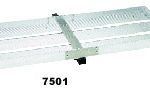 A picture of a metal shelf with the number 7501 on it.