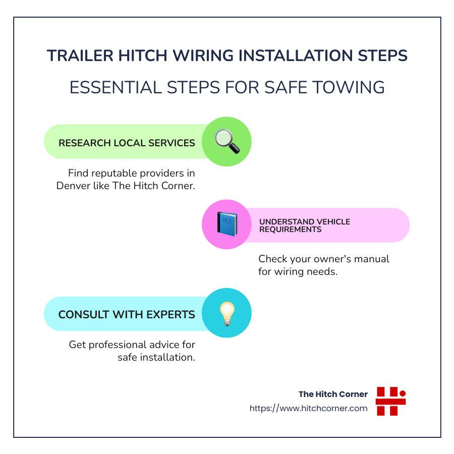 Trailer hitch wiring installation steps essential steps for safe towing
