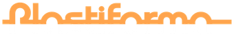 Logotipo estilizado em laranja sobre fundo branco, parcialmente recortado.