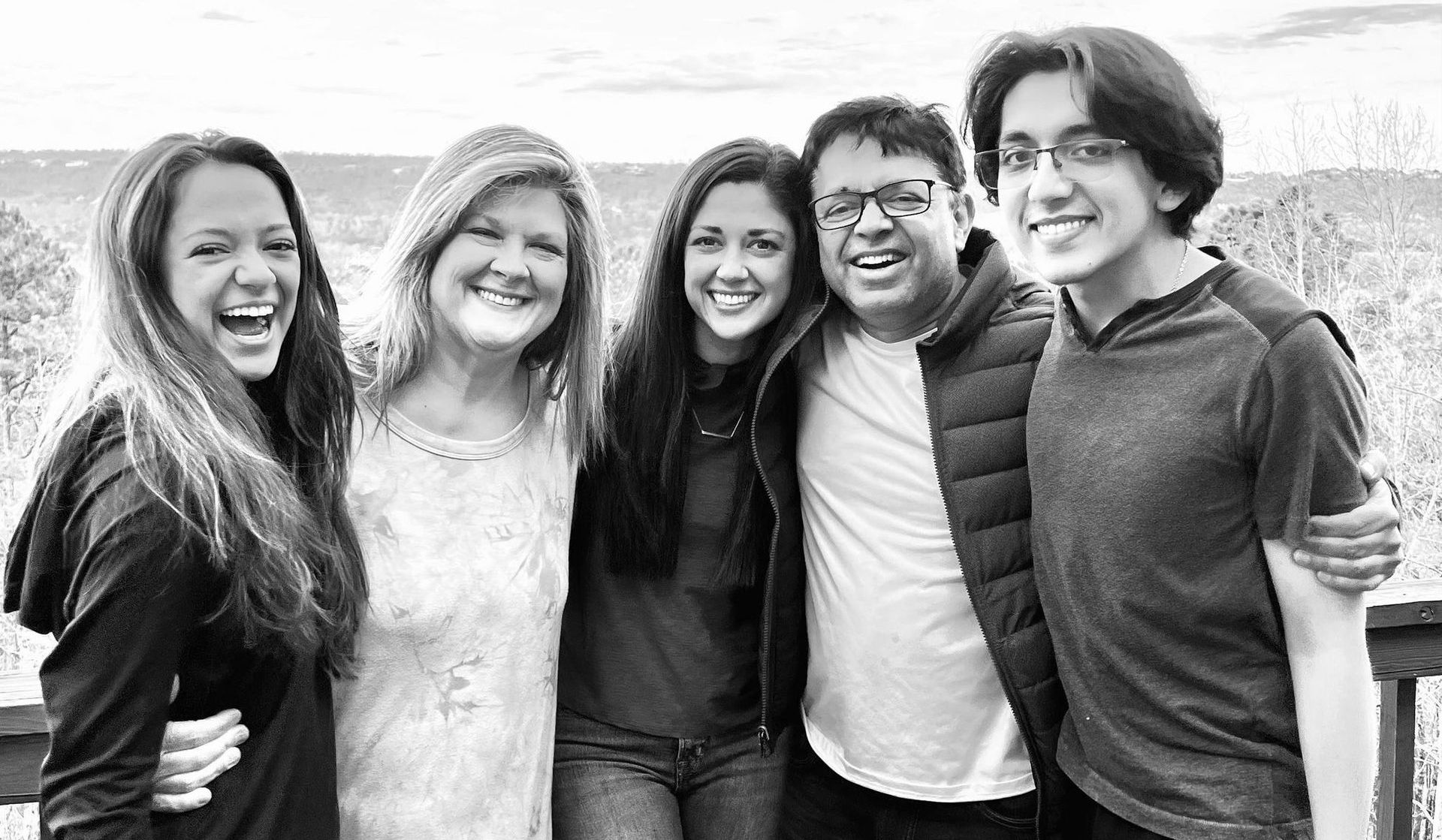 Photo of Dr. Z and her family