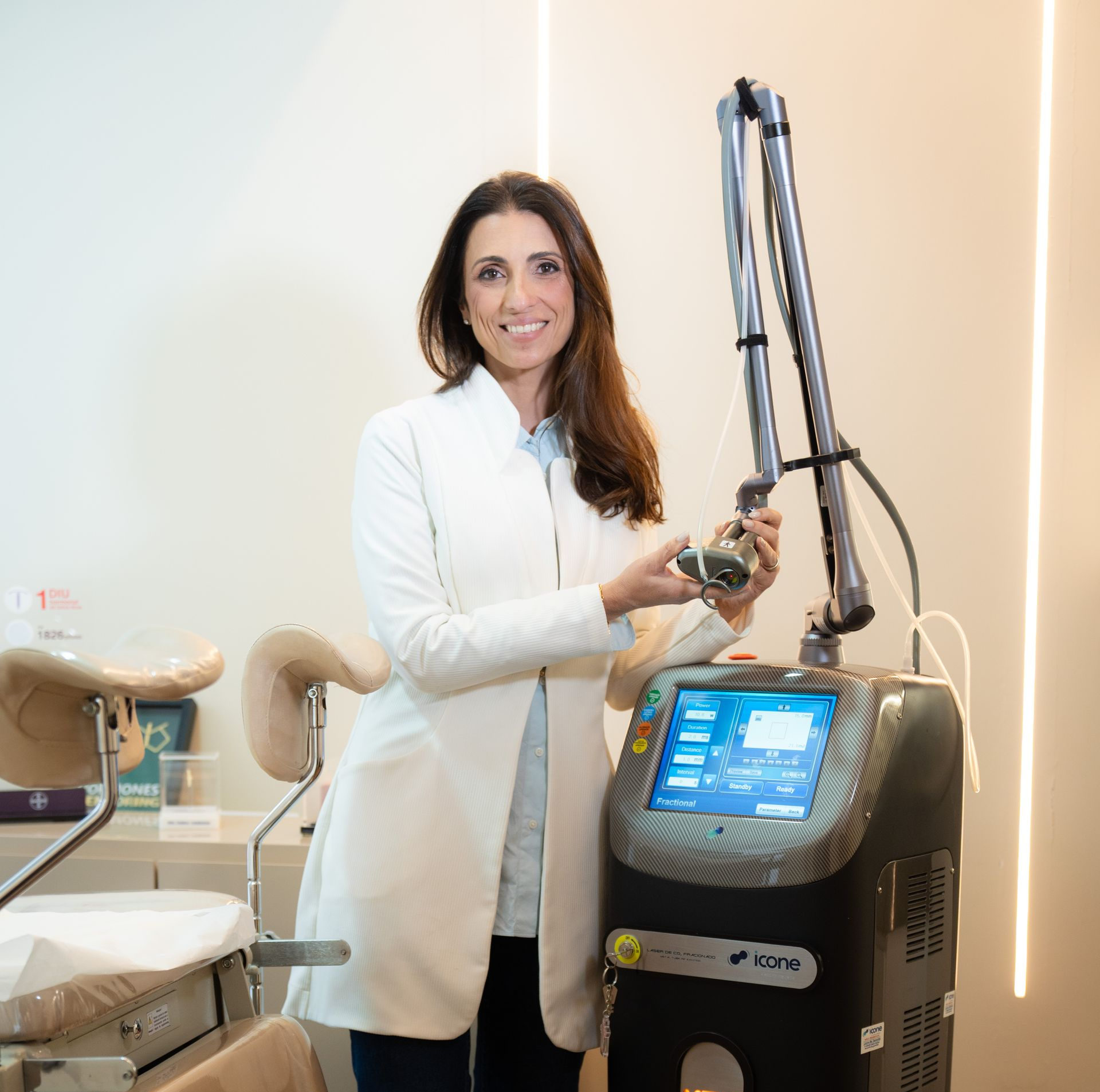 Imagem representando laser vaginal.