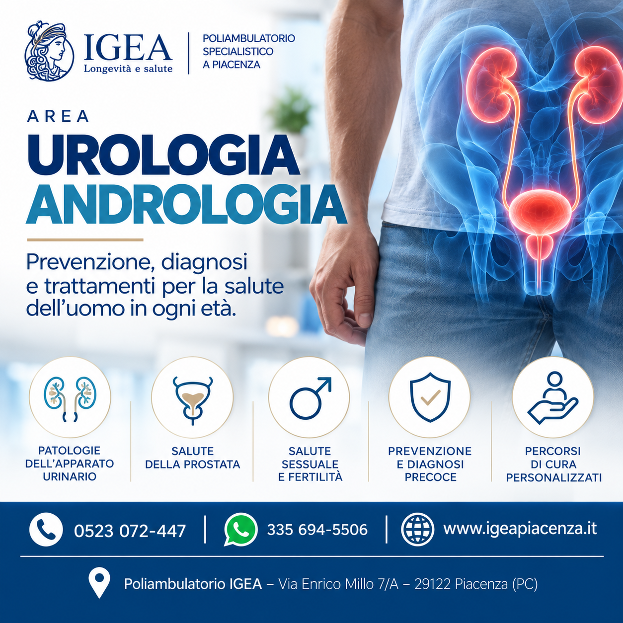 Area Urologia Andrologia Poliambulatorio IGEA Piacenza  