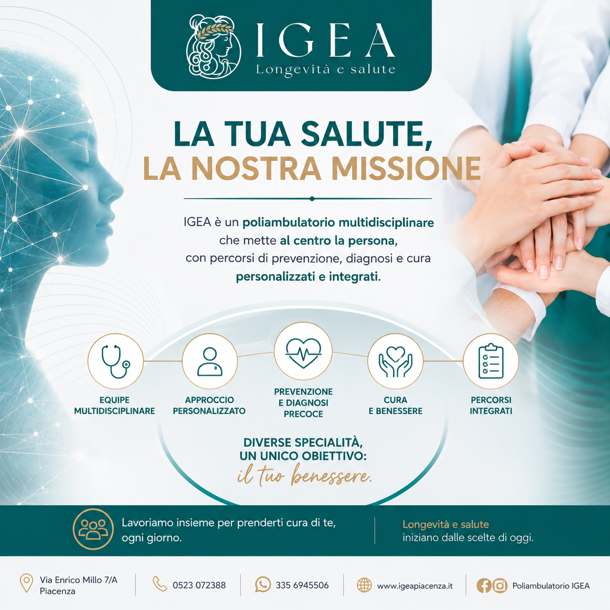 Contatta Ora il Poliambulatorio IGEA Piacenza    
