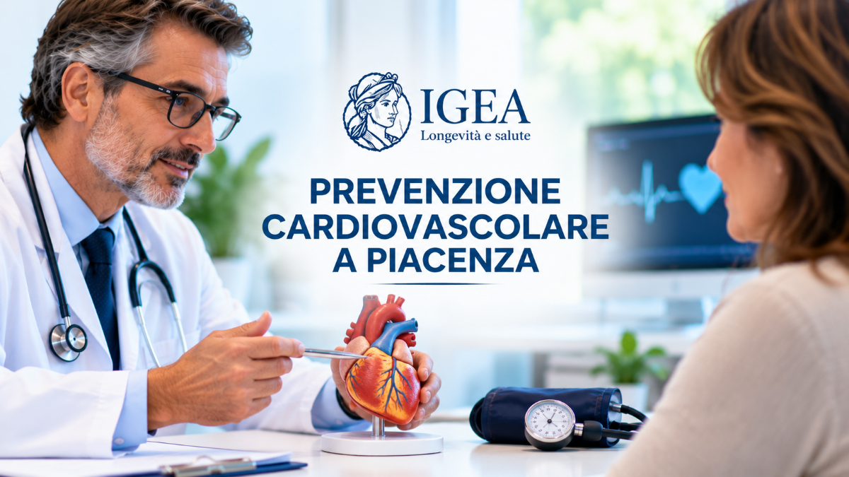 Prevenzione cardiovascolare a Piacenza presso IGEA: fattori di rischio, controlli cardiologici e salute del cuore.