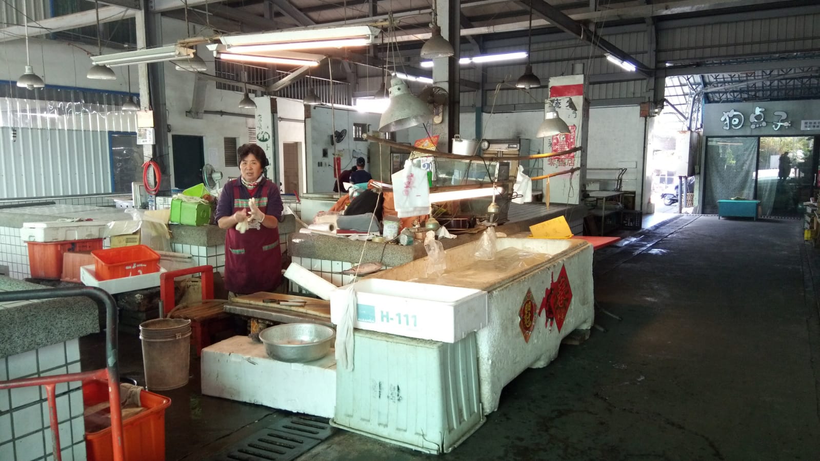 fish market on xiaoliuqiu