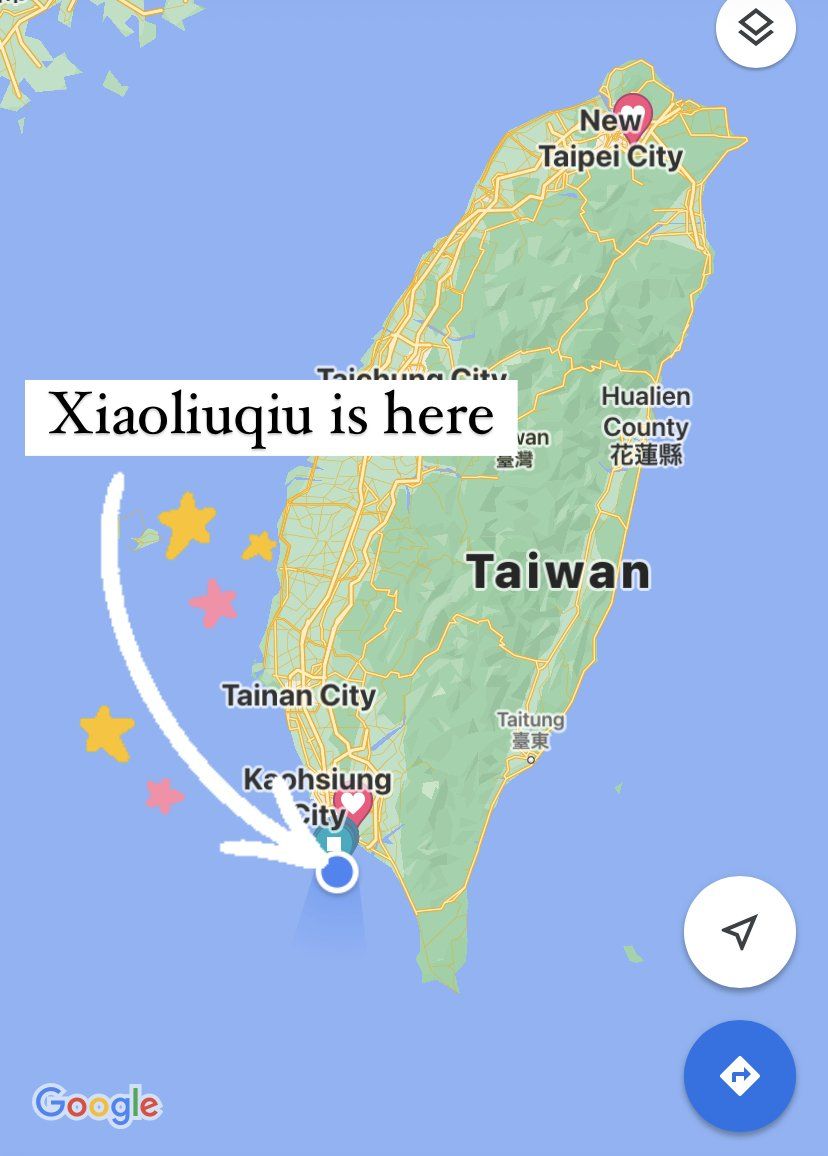 lambai island map