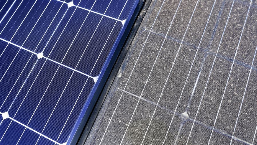 Solar Panels Installed on a Sloped Roof, Capturing Sunlight for Energy Generation — DJ's Pressure Cleaning In Carruchan, QLD