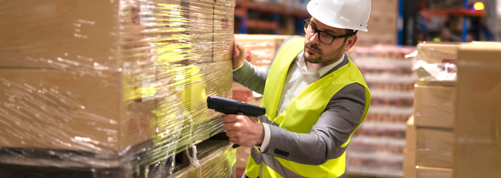 Picture of someone scanning stock. Picture of someone scanning stock.