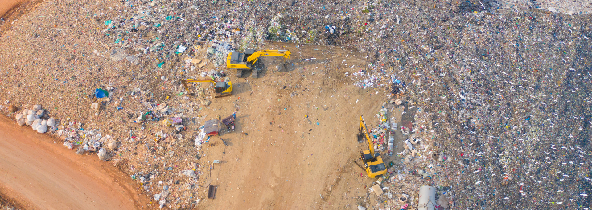 Picture of a landfill site. Picture of a landfill site.