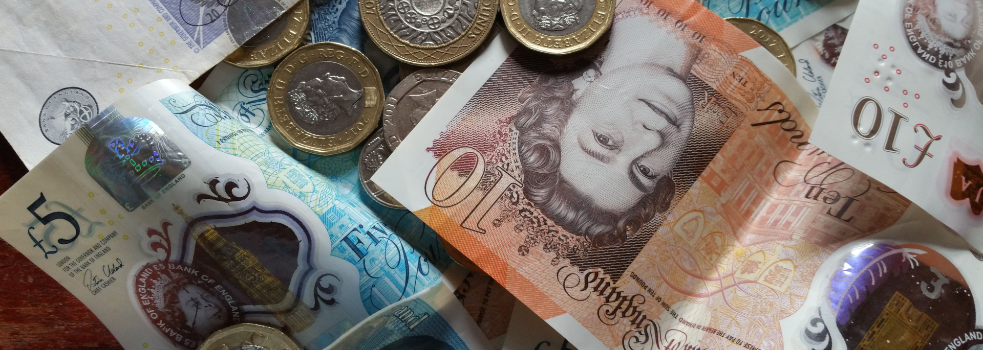 Picture of money. 
