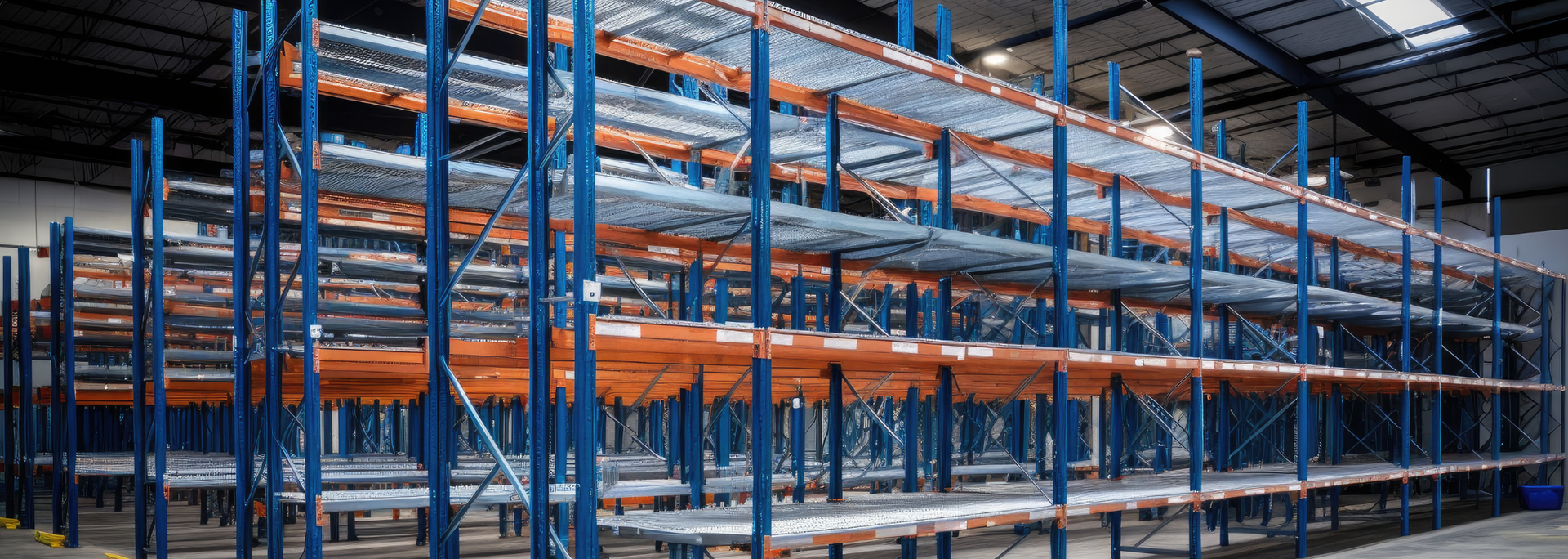 Picture of storage shelves. Picture of storage shelves.