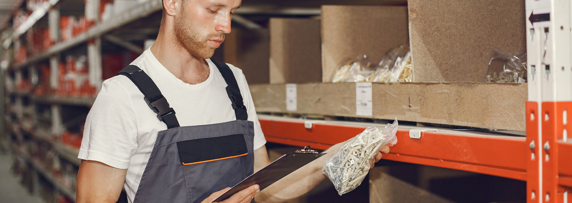Picture of someone sorting stock. Picture of someone sorting stock.