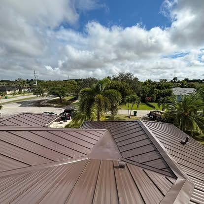 Metal Roofing Contractor — Silver Color Metal Roofing in Miami, FL Metal Roofing Contractor — Silver Color Metal Roofing in Miami, FL