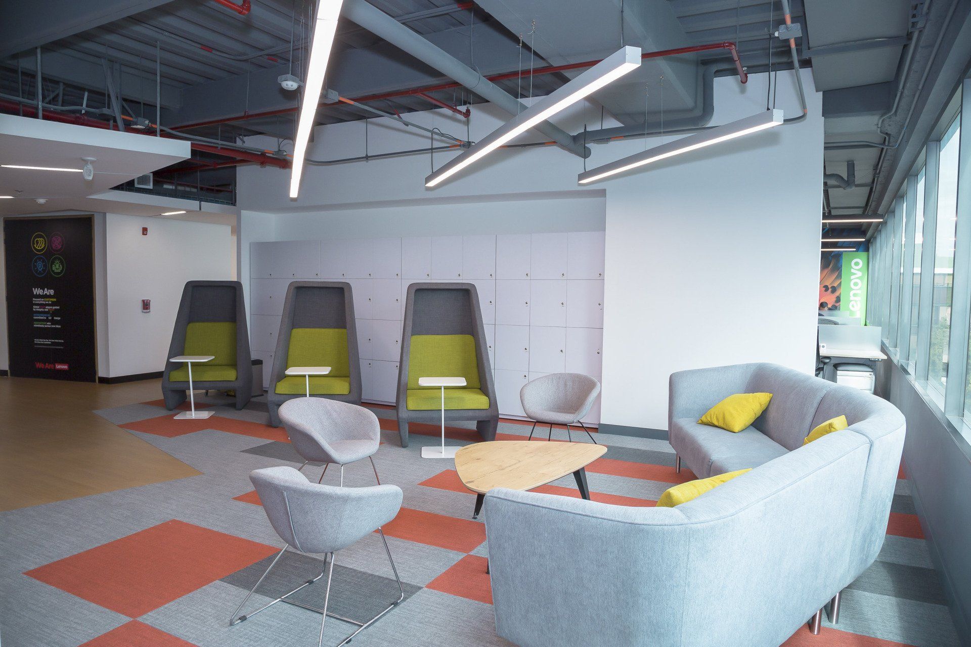 muebles corporativos con diseño ergonómico