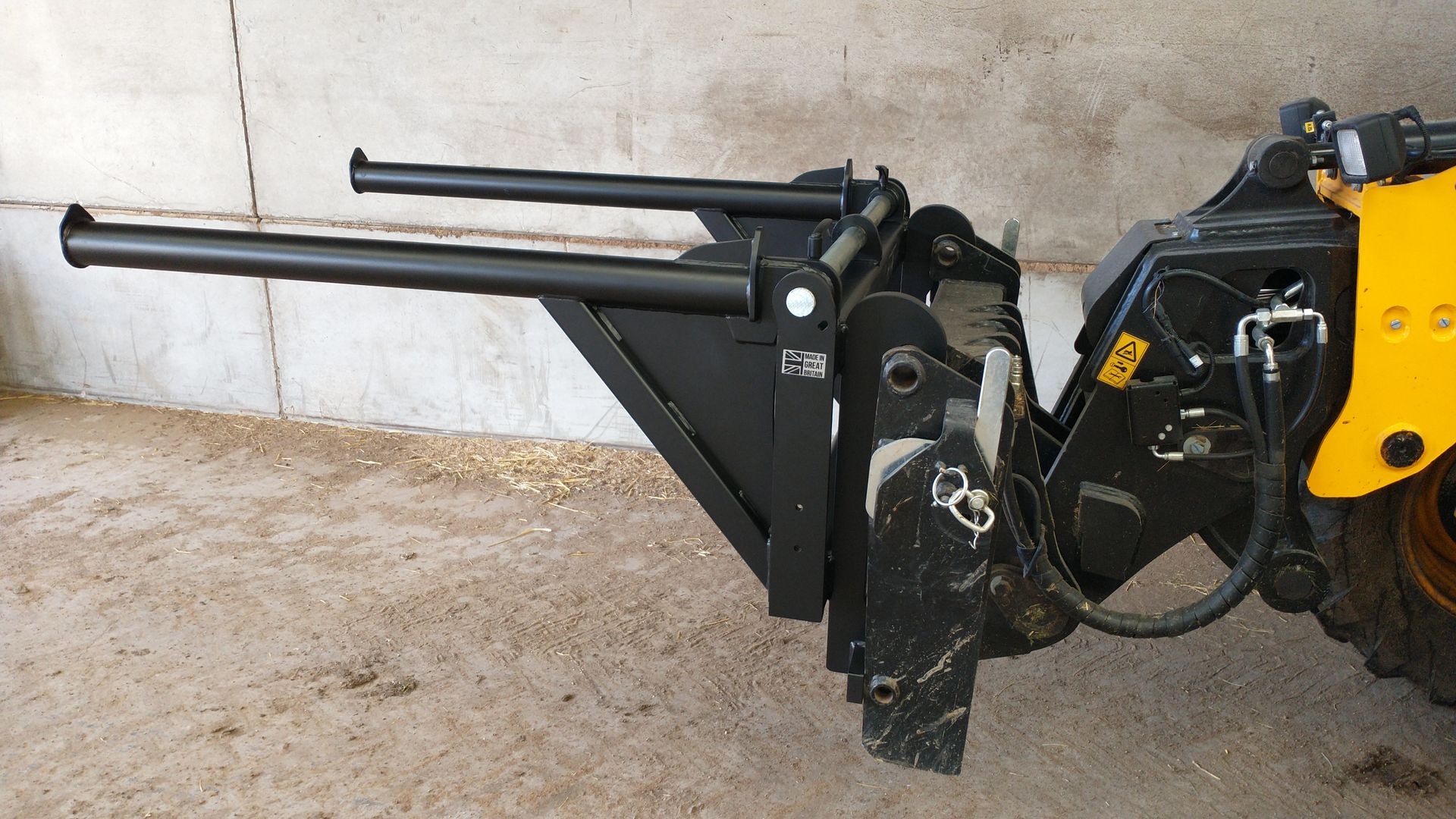 big bag lifter on JCB Telehandler