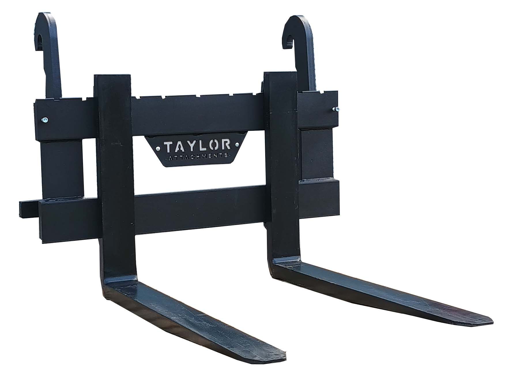 Pallet fork carriage and forks