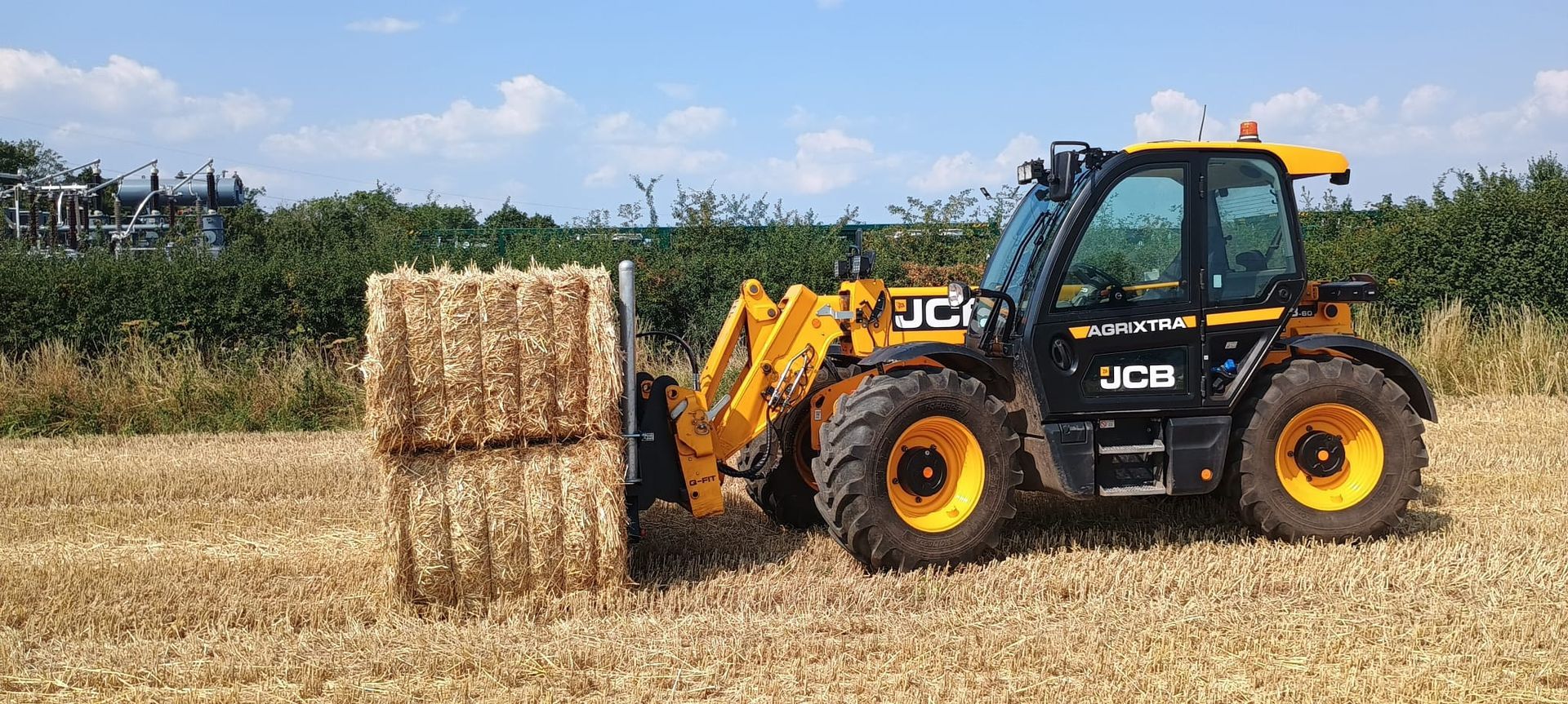 round bale squeeze