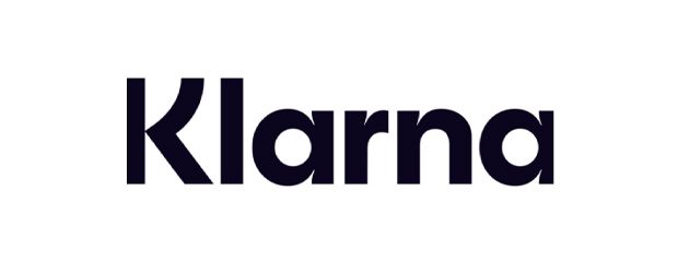 Klarna logo in dark navy on a white background