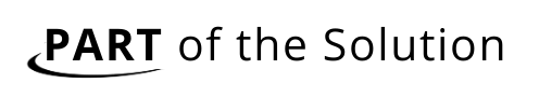 A black and white logo for part of the solution
