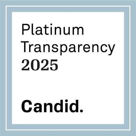 White square logo reading “Platinum Transparency 2025” and “Candid.” in black text with a light gray border.