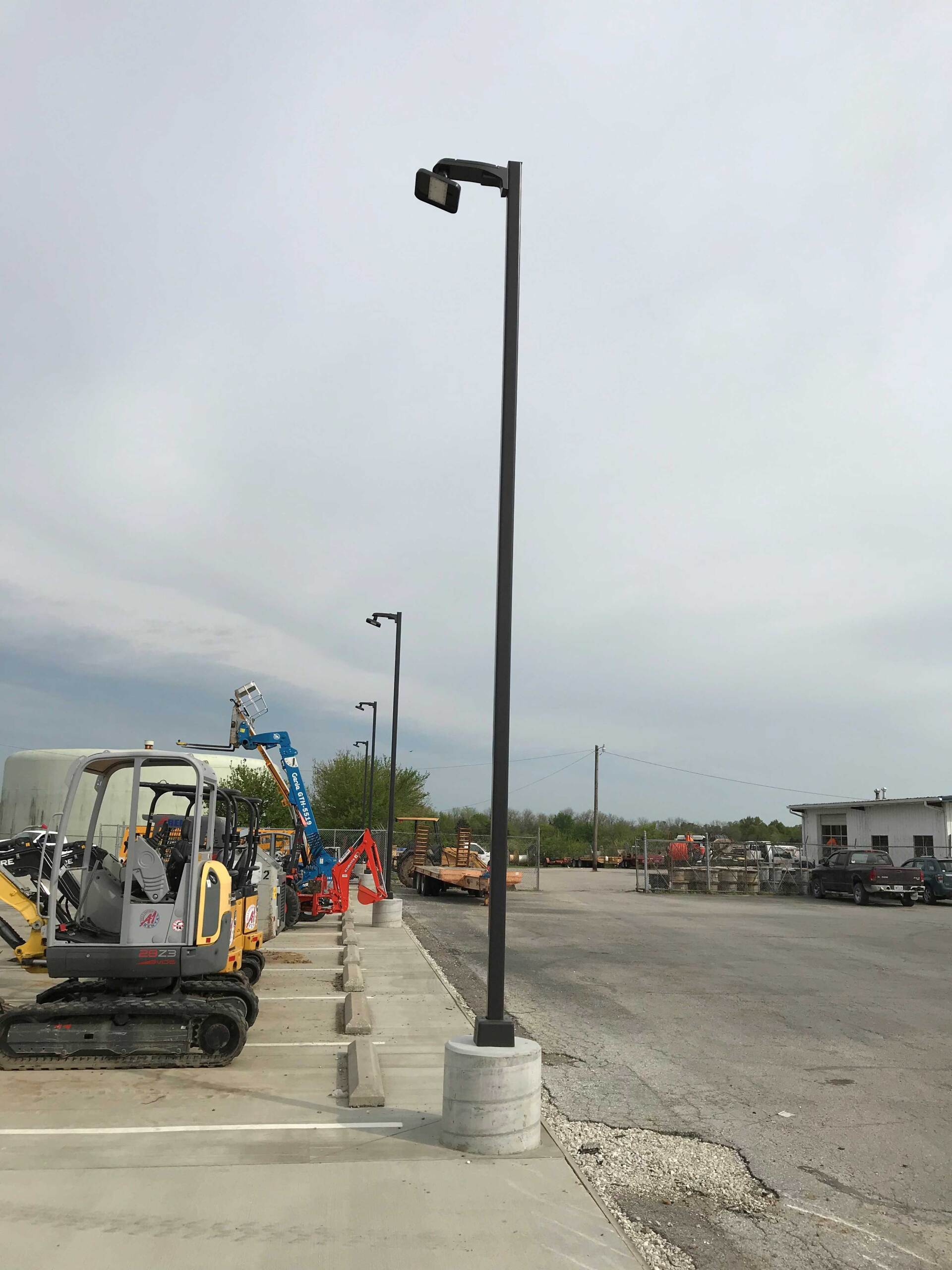 Parking lot lighting project — Lee’s Summit, MO — P&L Electric LLC