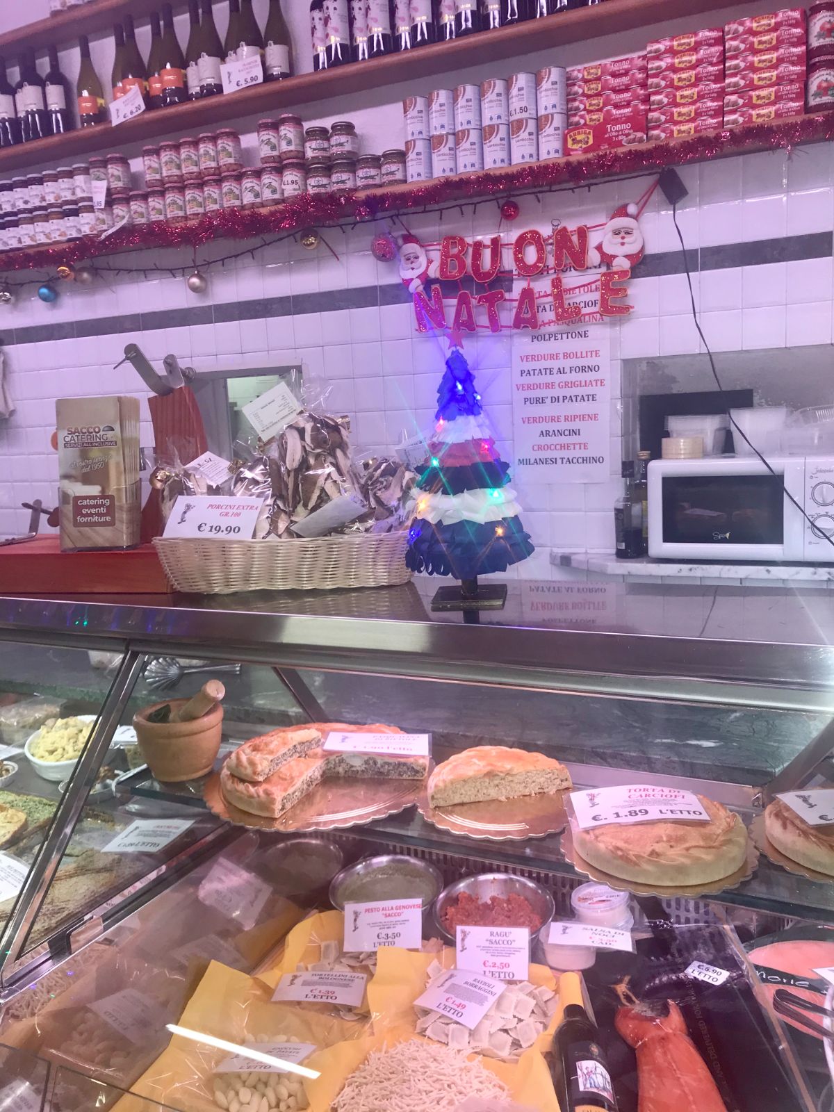 Primi e secondi piatti Genova Rosticceria Sacco Renzo