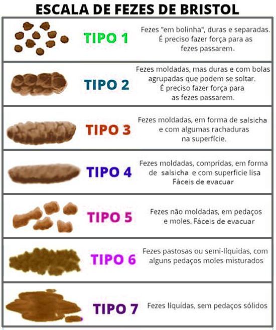 escala de bristol constipação