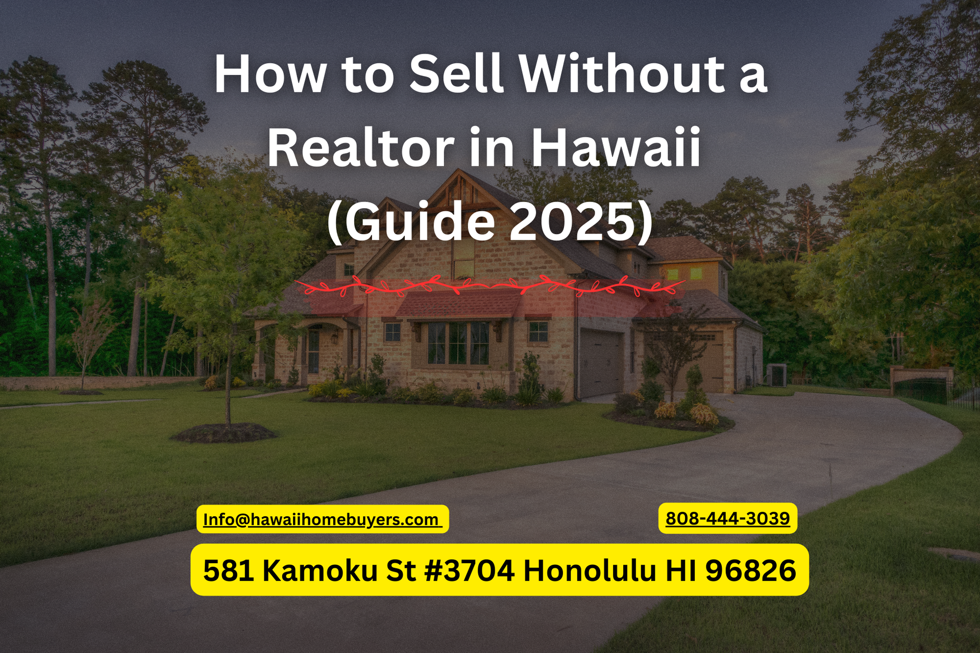 A newly constructed house in progress with an unfinished exterior, black roofing, and open window spaces. Hawaii Home Buyers LLC helps homeowners sell fast.