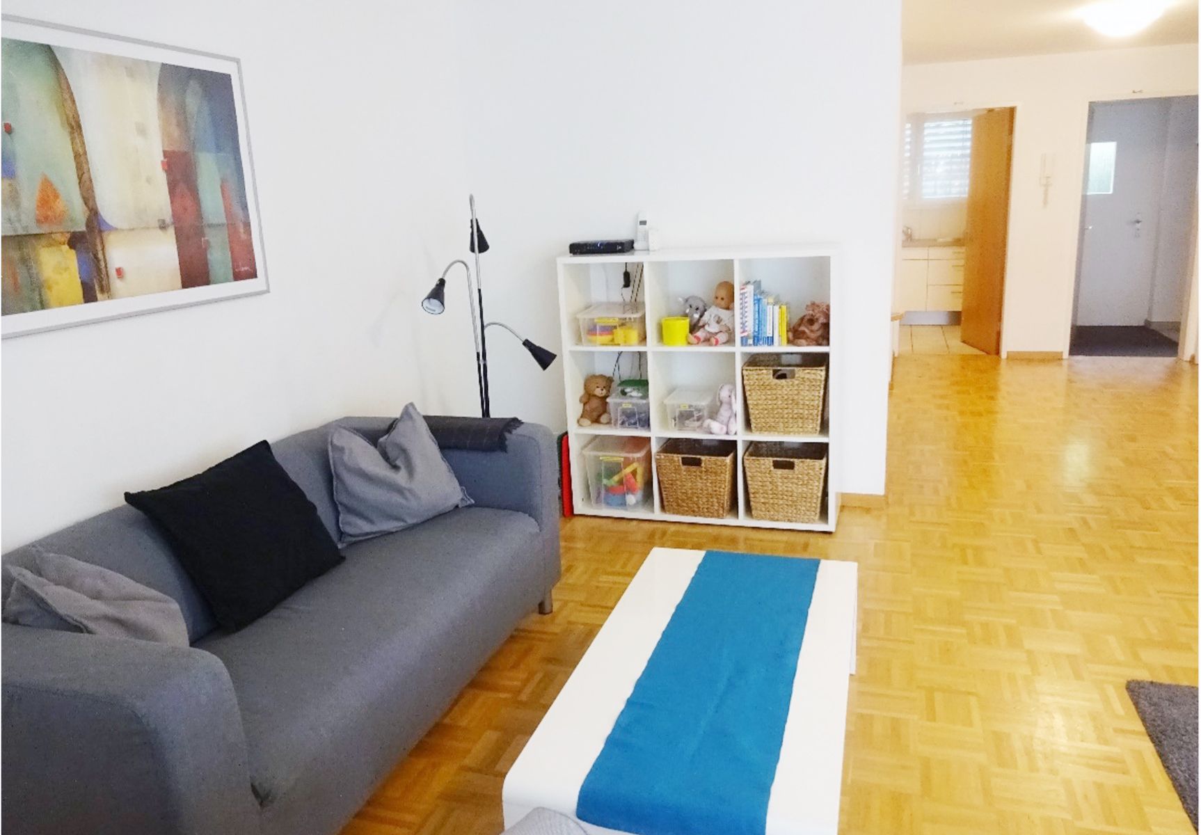 Sitzecke mit Spielsachen