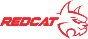 Redcat logo in red with stylized cat head icon