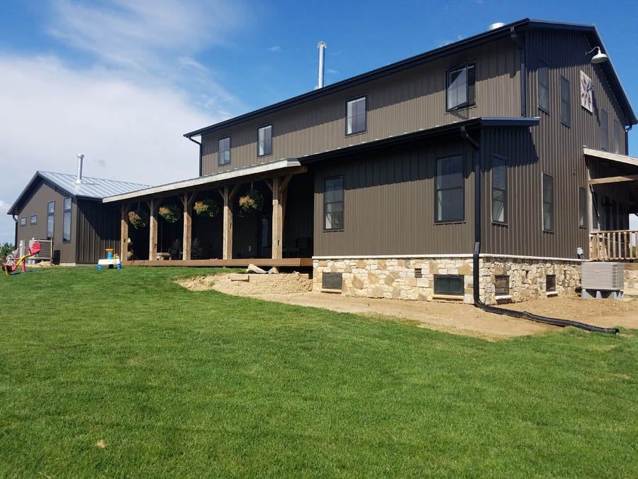 Barn With Patio — Hillsboro, WI — BornConstruction