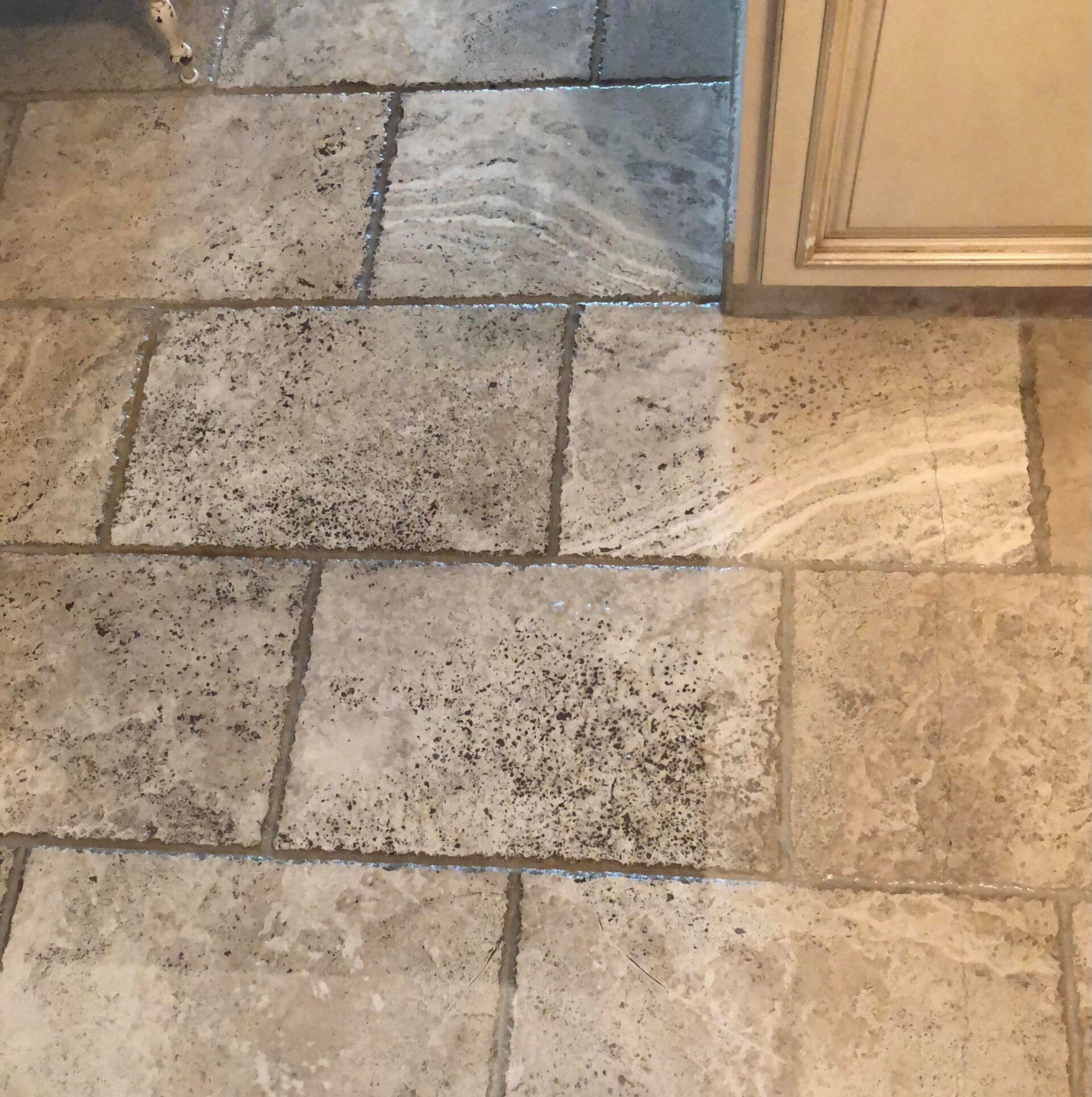 Before Cleaning Tiles — Fort Walton Beach, FL — Emerald Coast Home Heroes
