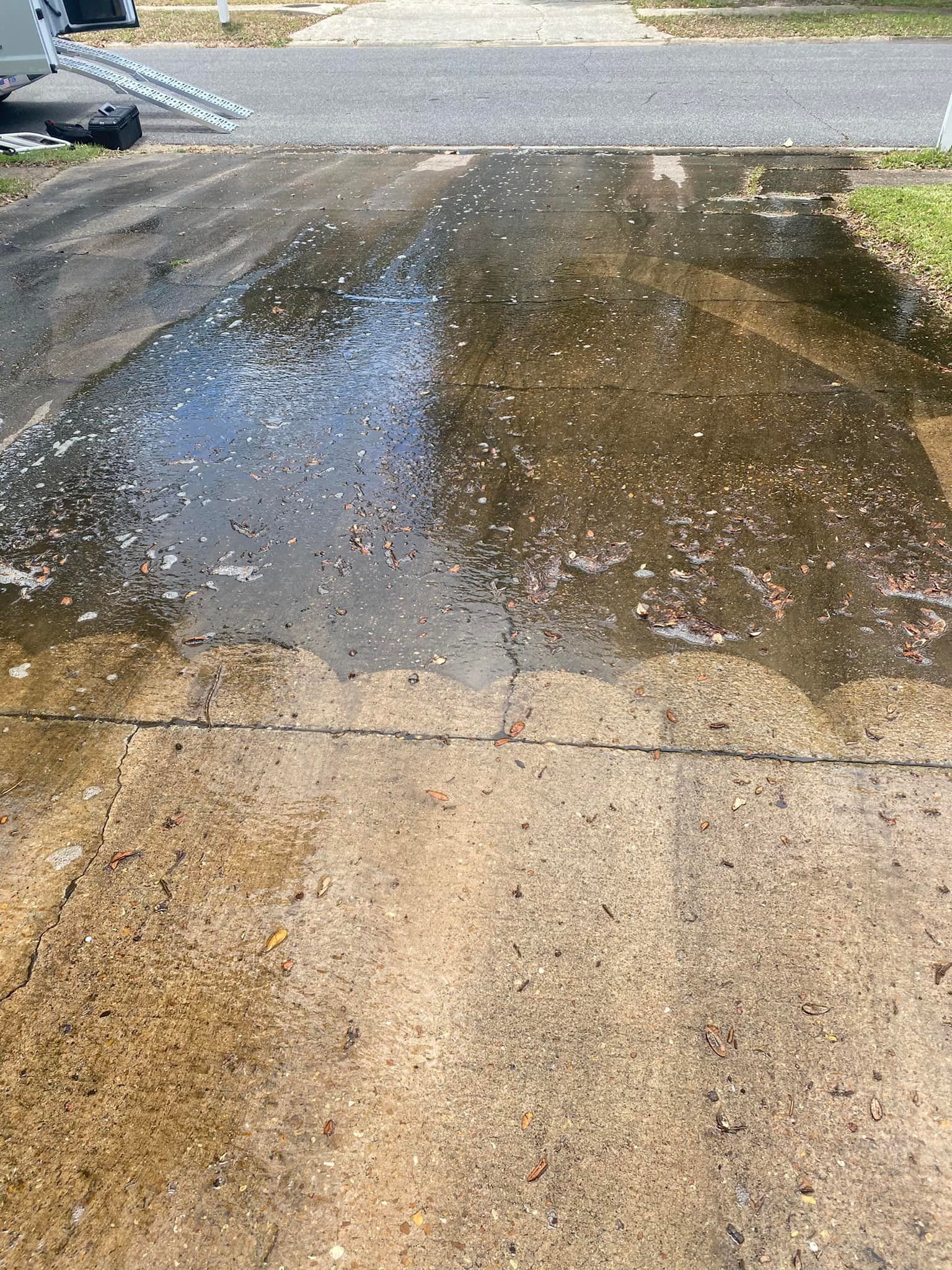 During Cleaning Of Pathway — Fort Walton Beach, FL — Emerald Coast Home Heroes