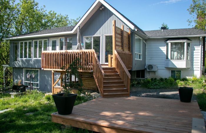 House with a deck