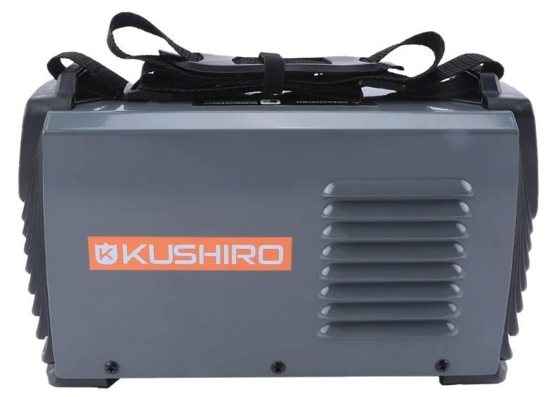 Máquina de soldar Kushiro gris con pantalla digital y configuraciones ajustables.