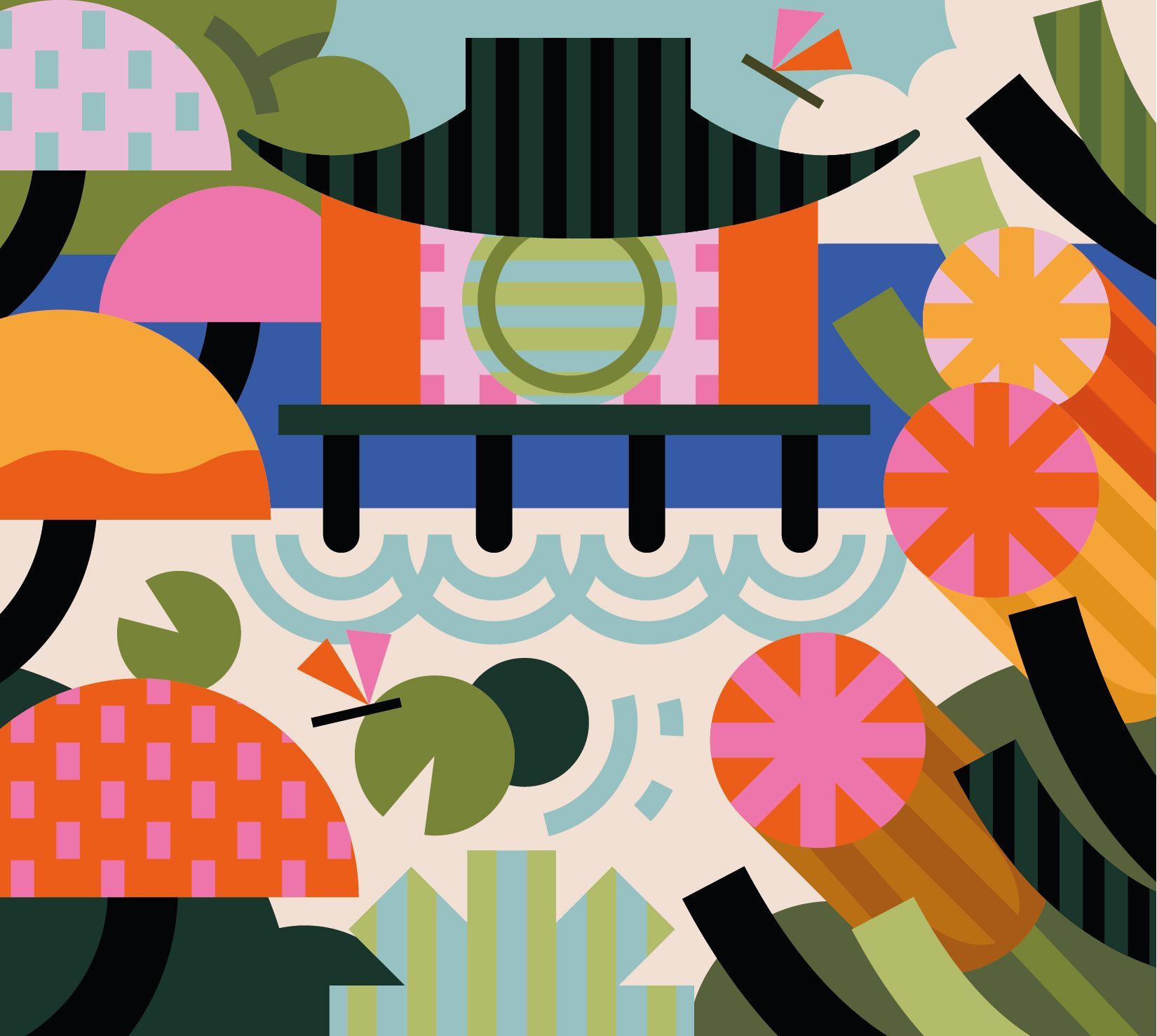 Quebec Science. Illustration for the magazine, article about screen and parenting