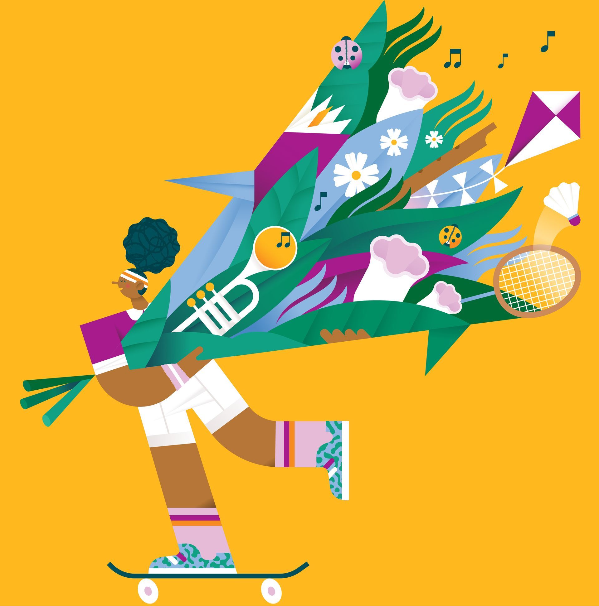 City of Laval. Illustration for the summer program