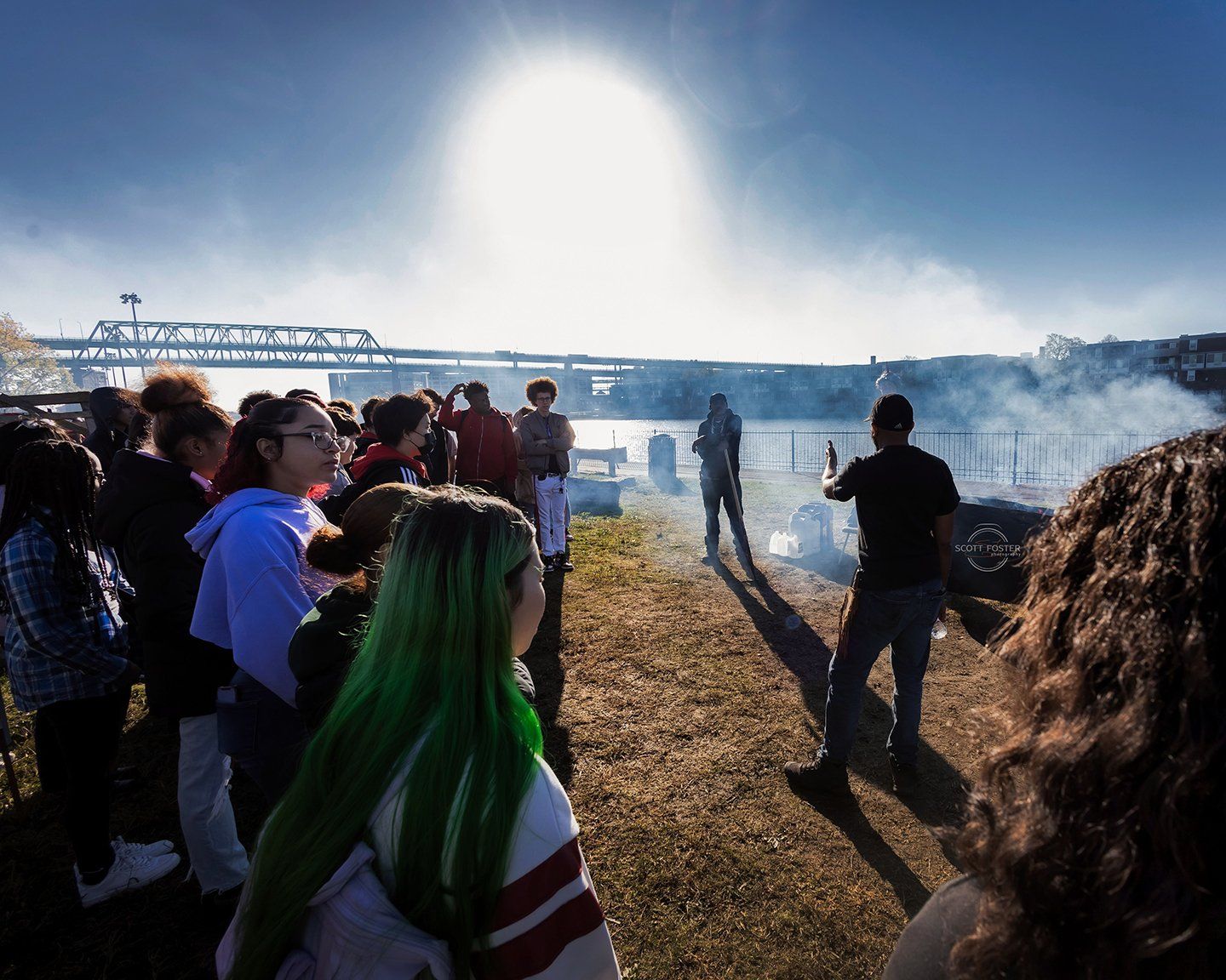 Scott Foster Photographed the BOS Harbor Mishoon process.