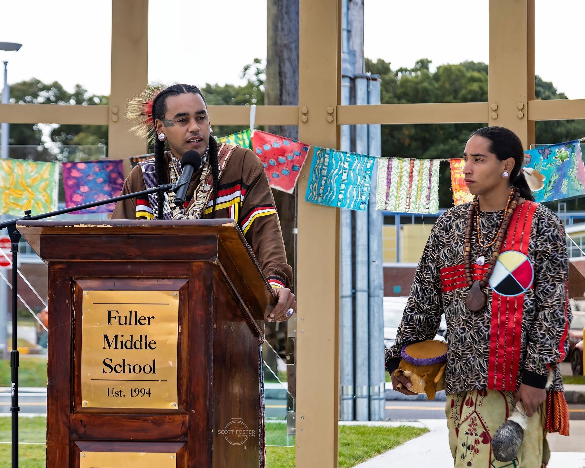 Scott Foster Photographed I Day at Fuller Middle School